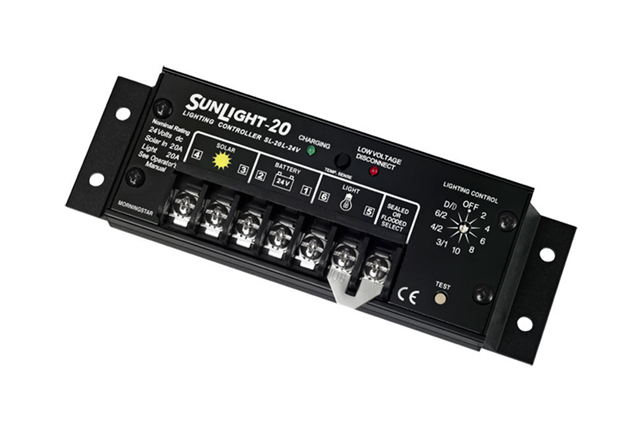 Morningstar SL-20L-24 SunLight 20 Amp 24 Volt Solar Lighting Controller