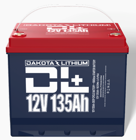 DL+ 12v 135Ah Dual Purpose 1000cca LIFEPO4 Battery