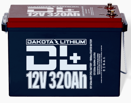 DL+ 12v 320Ah Dual Purpose 1000cca LIFEPO4 Battery