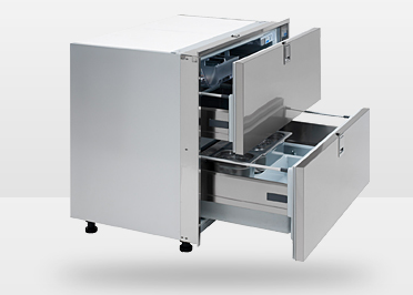 Isotherm DR190 Double Drawer, All Refrigerator no Freezer, AC/DC, 3-Side Stainless Steel Flange