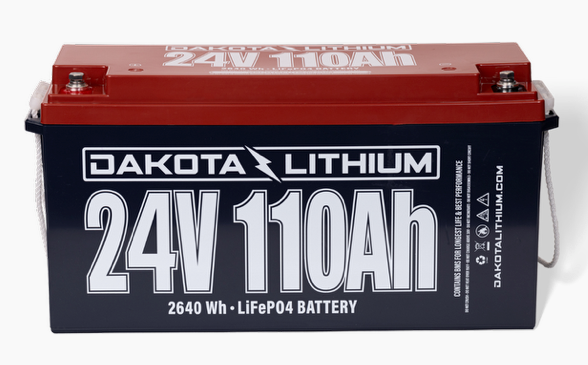Dakota Lithium 24V 110Ahr LifePO4 Battery