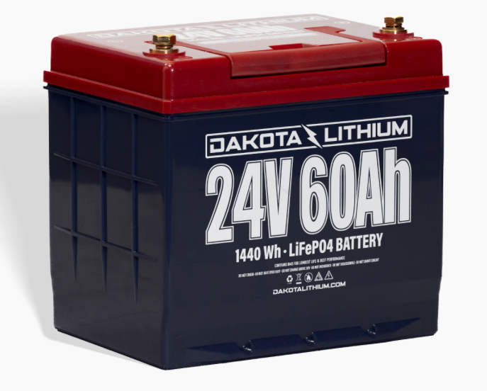 Dakota Lithium 24V 60Ahr LifePO4 Battery
