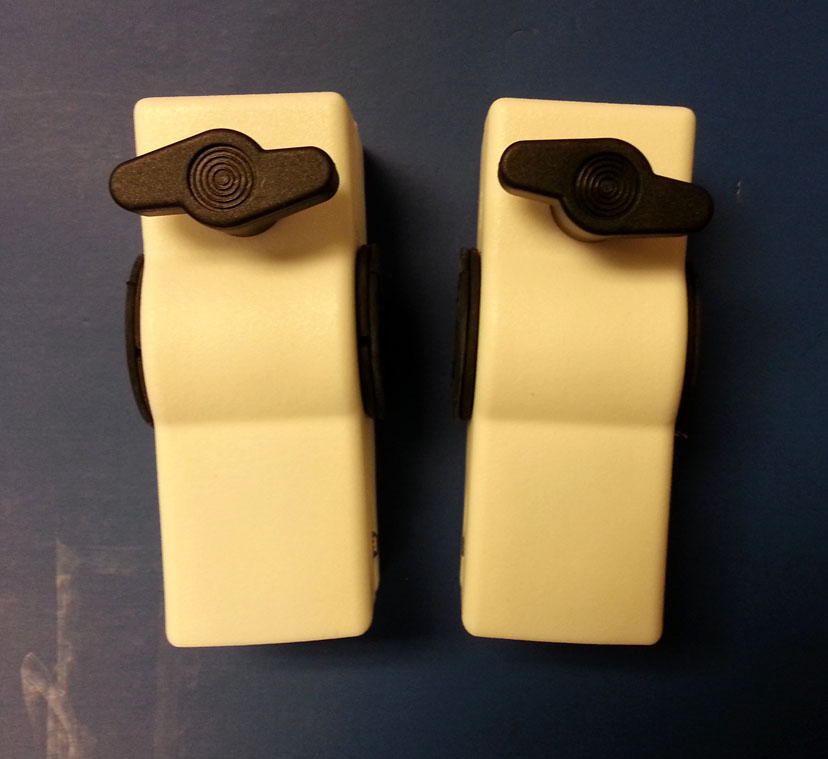 .75″-1.25″ Adjustable Rail Clamps (Pair)
