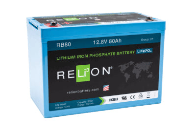 RELiON RB80 12V 80Ah LiFePO4 Battery