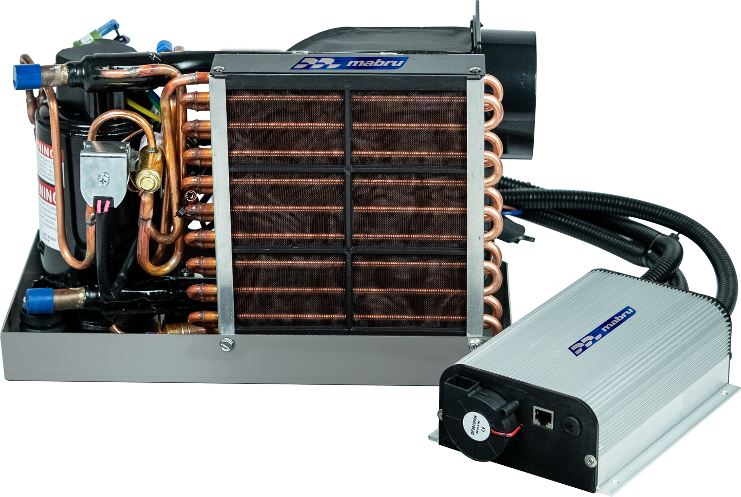 Mabru Air Conditioning 5KBTU, 12VDC, Cooling & Heating, 12VDC Pump Included