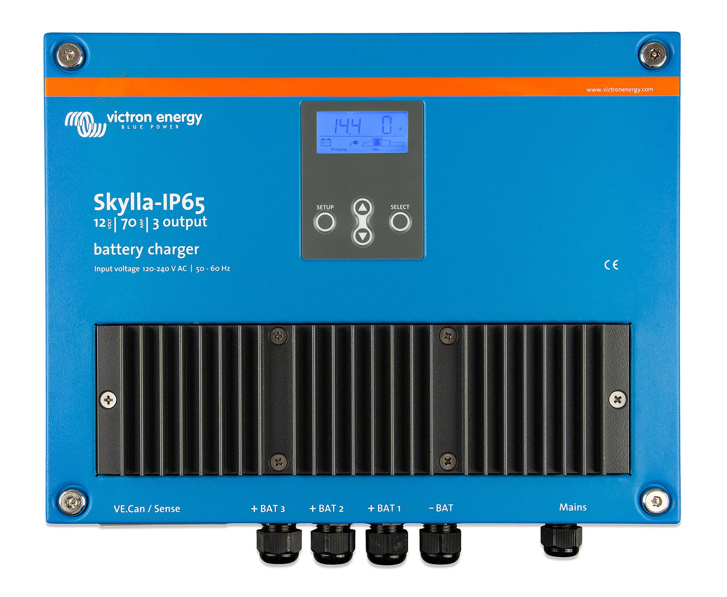 Skylla-I65 12V 70A 3 Outputs - Front