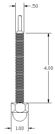 CruzPro THT-3 Bronze Thru Hull Temperature Transducer