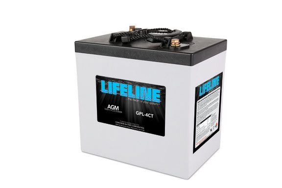 Lifeline GPL-4CT AGM Deep Cycle Battery 6V 220A-Hr