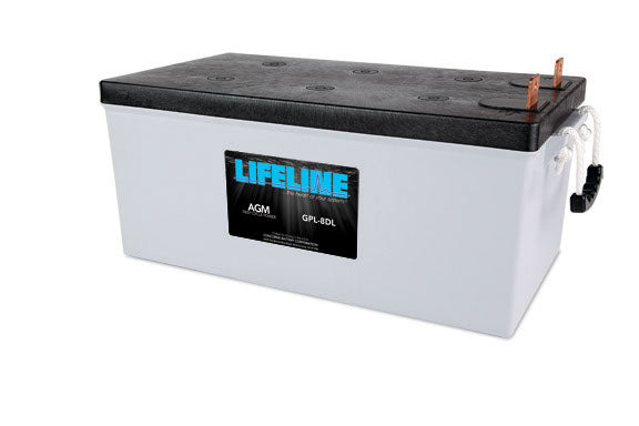 Lifeline GPL-8DL AGM Deep Cycle Battery 12V 255A-Hr