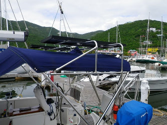 350 Watt Top of Bimini Kit Dual Solarland 175W Panels