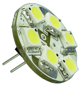 . 6-SMD LED G4 Side Pin "Novi" - Warm White