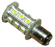 18 SMD LED BAY15d Tower Warm White