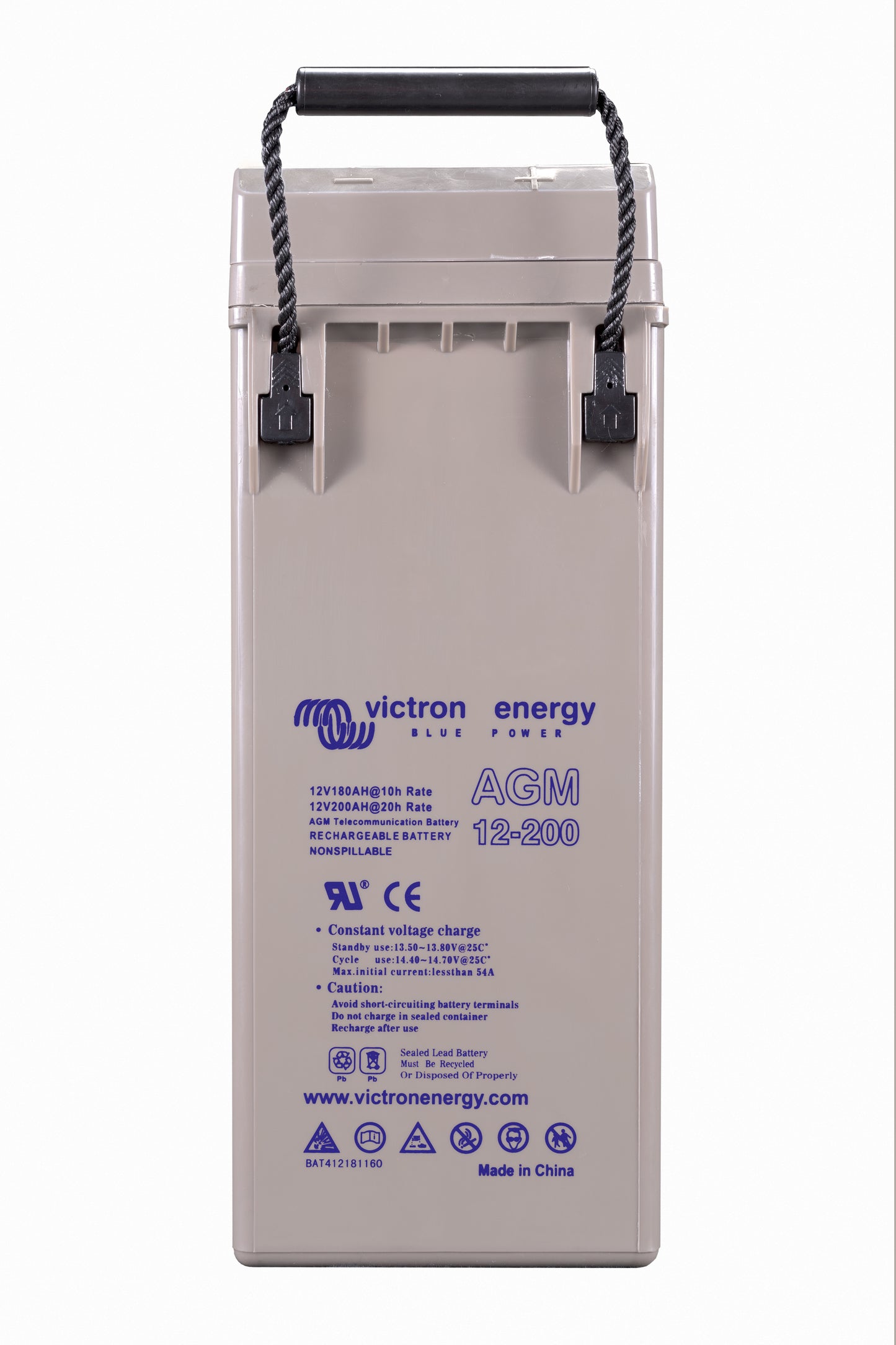 Victron Energy 12V/200Ah AGM Telecom Battery (M8)