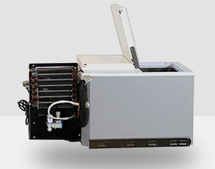 Top Access Ice Maker, Build-in or Optional Drawer Slides, White Hinged Lid, 115V 60Hz, 1 cu. ft.