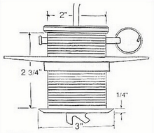 CruzPro THST 1 Plastic Speed Thru Hull Transducer