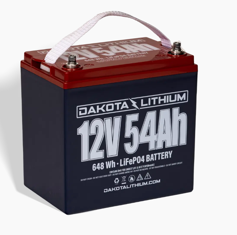 Dakota Lithium 12V 54Ahr LifePO4 Battery