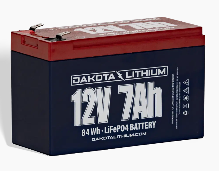 Dakota Lithium 12V 7Ahr LifePO4 Battery