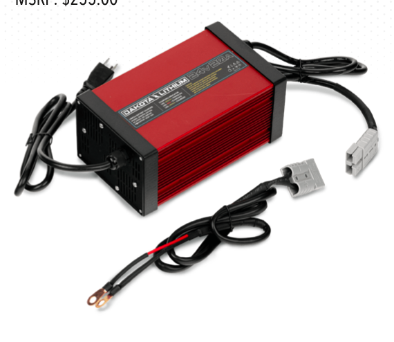 ULTRA FAST 24V 20A DAKOTA LITHIUM LIFEPO4 BATTERY CHARGER