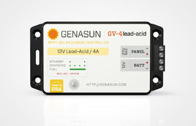 Genasun MPPT Solar Controller 4A Input 12V Output AGM