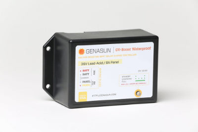 Genasun 8A Lead-Acid MPPT Solar Charge Controller. BOOST 105-350W Waterproof. Available in 12V, 24V, 36V,&amp; 48V.
