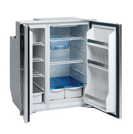 Isotherm CR200 INOX Stainless Steel Side-By-Side Refrigerator/ Freezer - 5.3/ 1.8 Cu.Ft.
