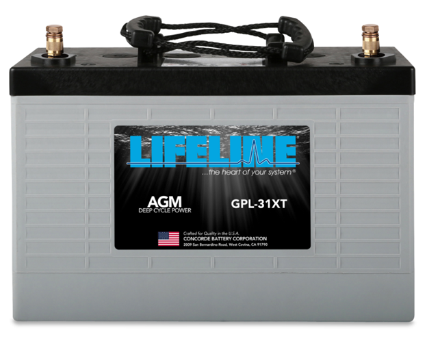 Life Line GPL31XT 12V/125 AH AGM Battery