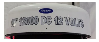 Mabru Air Conditioning 12KBTU Rooftop RadAir, 12VDC, Cooling & Heating, 12VDC Pump Included