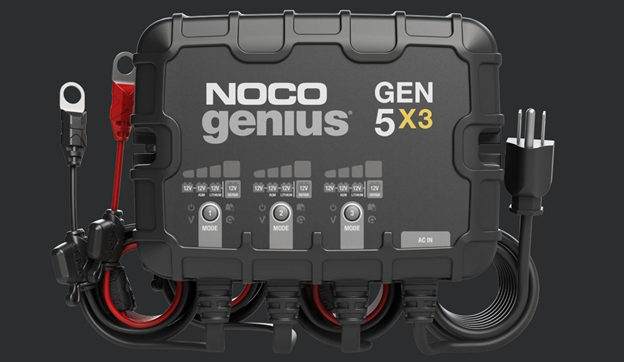 NOCO GEN5X3  12V 3-Bank, 15-Amp On-Board Battery Charger