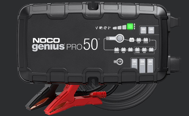 NOCO GENIUSPRO50  6V/12V/24V 50-Amp Smart Battery Charger