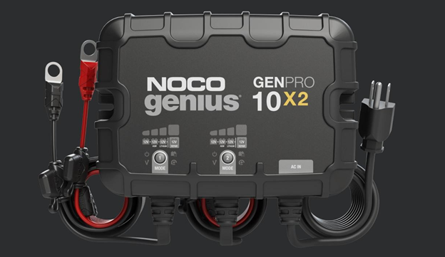 NOCO GENPRO10X2  12V 2-Bank, 20-Amp On-Board Battery Charger