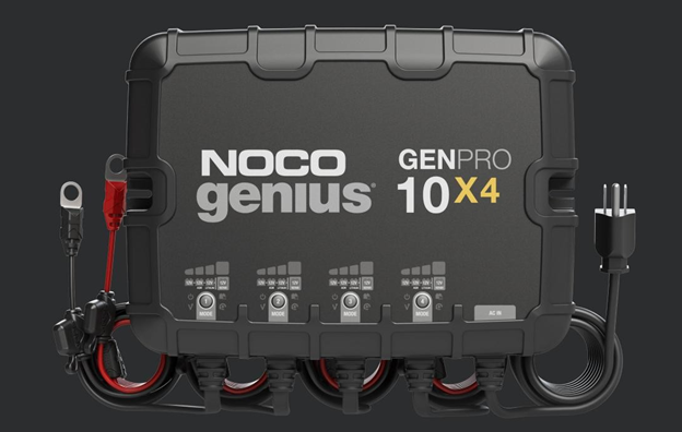 NOCO GENPRO10X4  12V 4-Bank, 40-Amp On-Board Battery Charger