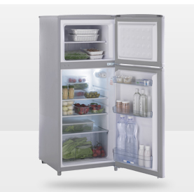 Isotherm CR165 Upright Silver Refrigerator/ Freezer Solver Door, Top, and Sides AC/DC 5.8 cu.ft.