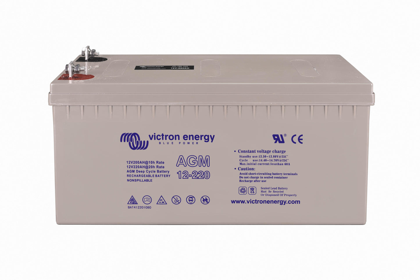 Victron (8D) 12V/220Ah AGM Deep Cycle Battery