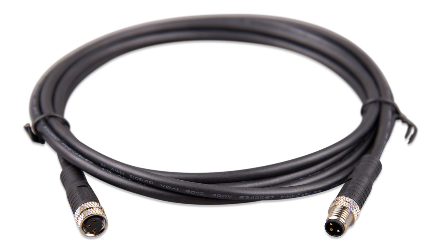 Victron M8 circular connector Male/Female 3 pole cables
