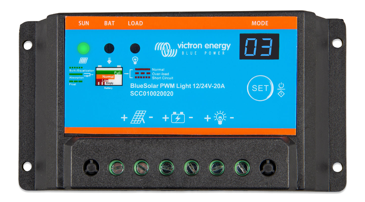 Victron BlueSolar PWM-Light Charge Controllers 12/24V