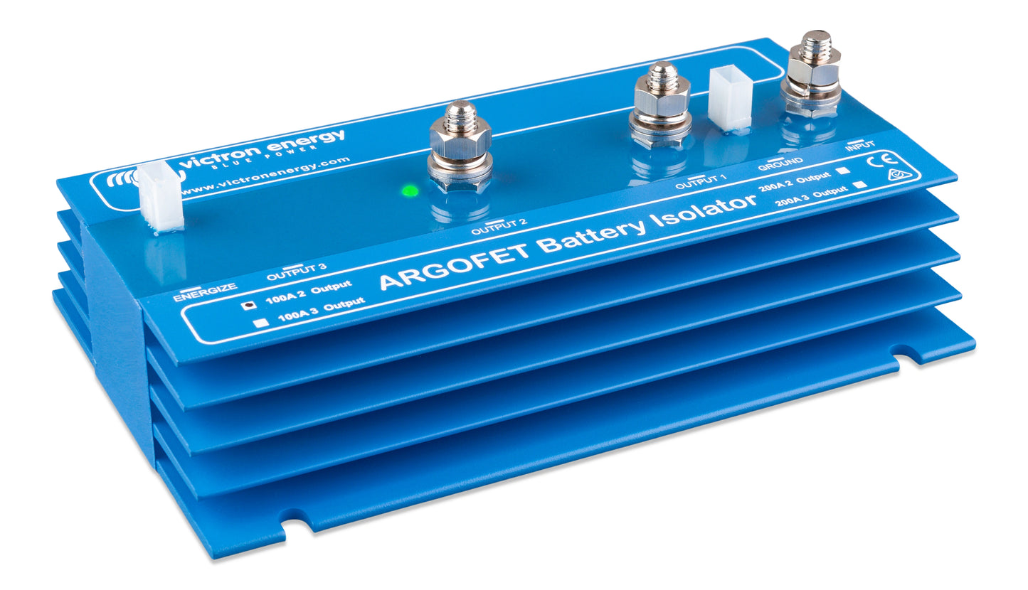 Victron Argo FET Battery Isolator 100/200 Amp, 2/3 Batteries