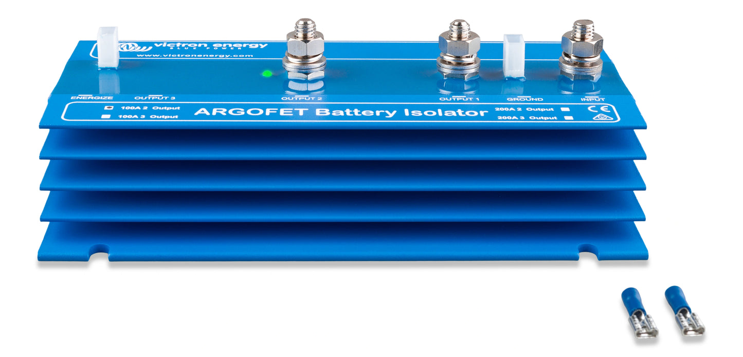 Victron Argo FET Battery Isolator 100/200 Amp, 2/3 Batteries
