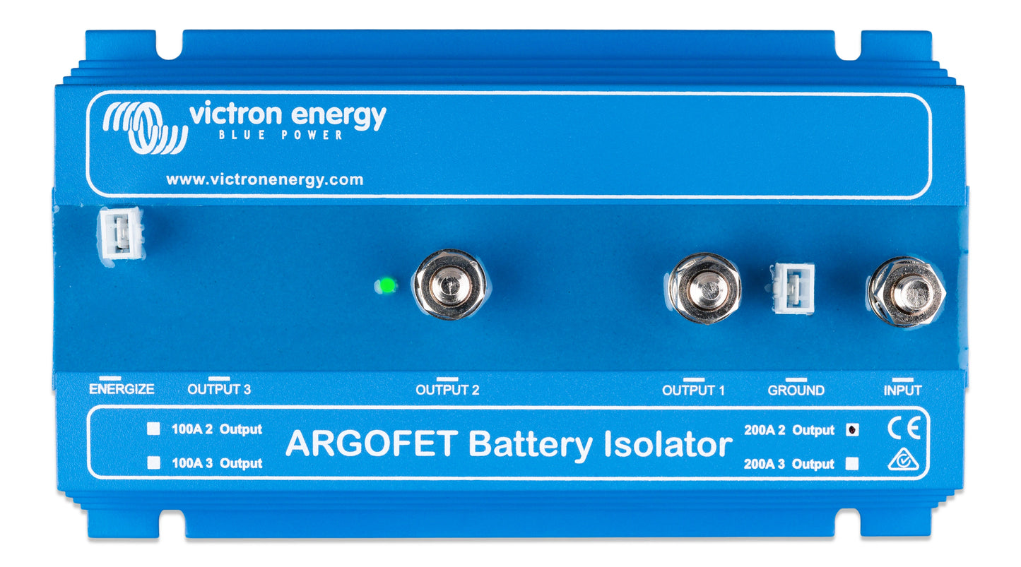 Victron Argo FET Battery Isolator 100/200 Amp, 2/3 Batteries