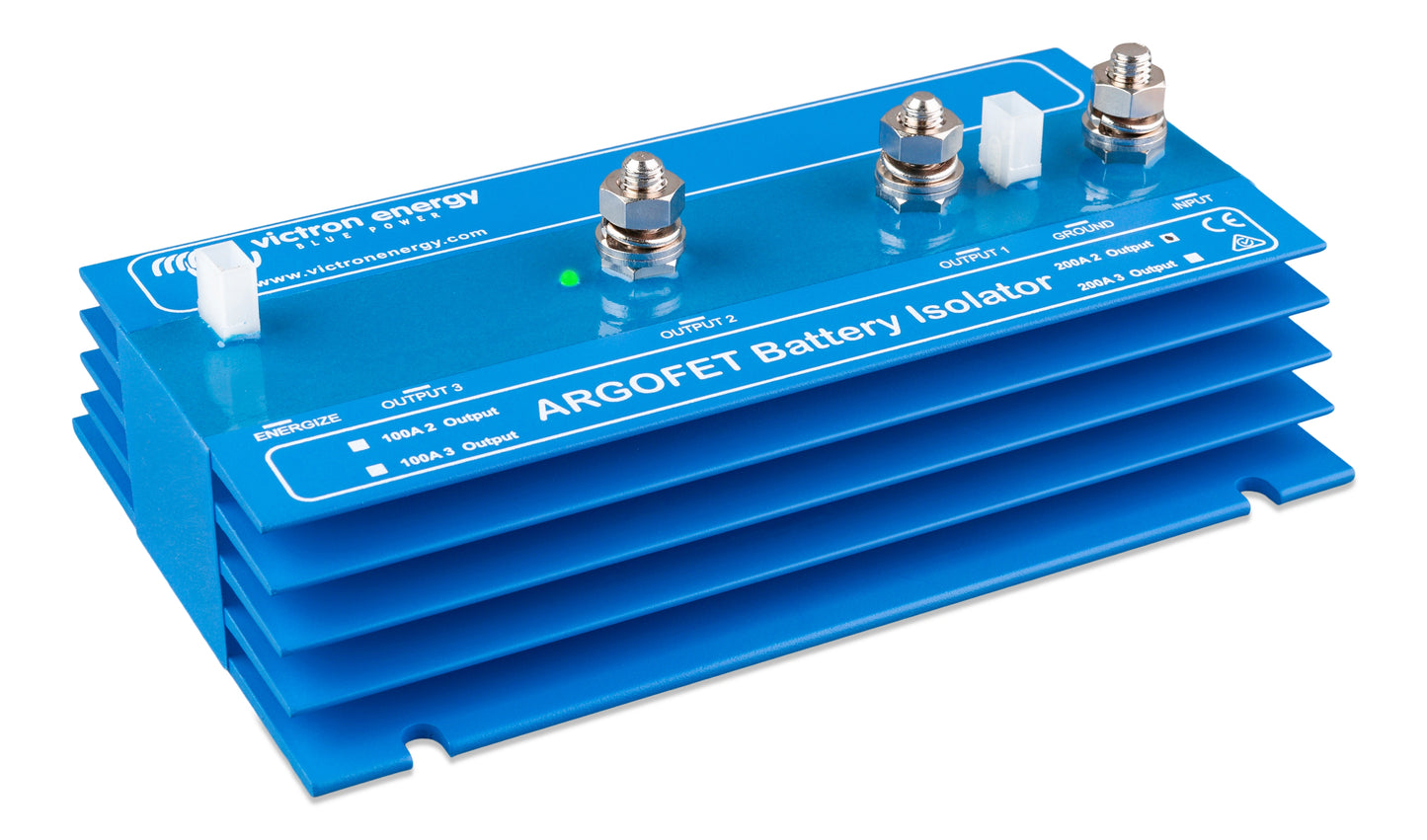 Victron Argo FET Battery Isolator 100/200 Amp, 2/3 Batteries