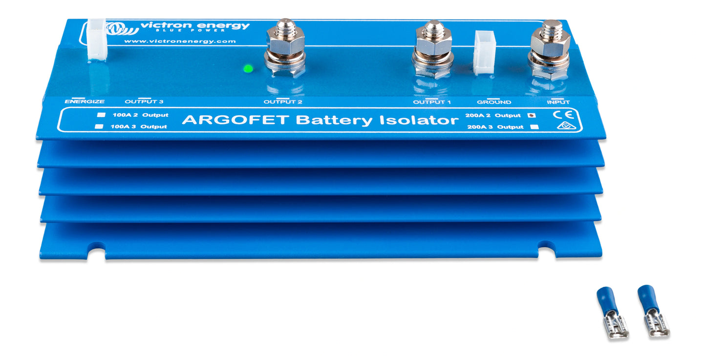 Victron Argo FET Battery Isolator 100/200 Amp, 2/3 Batteries