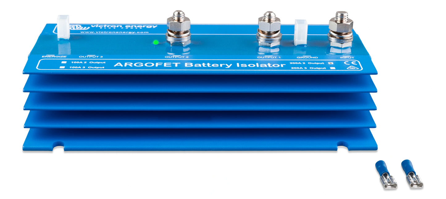Victron Argo FET Battery Isolator 100/200 Amp, 2/3 Batteries