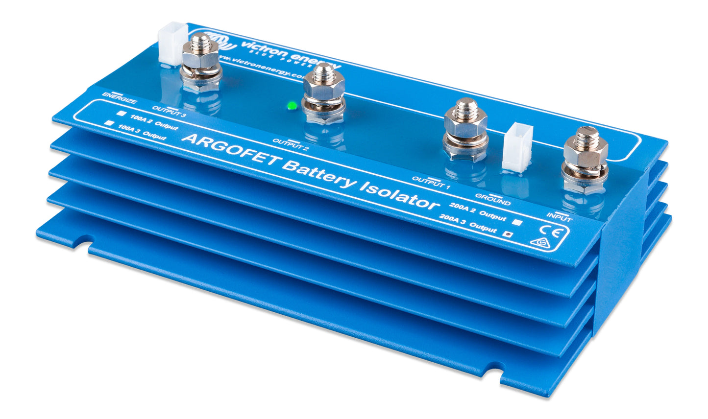 Victron Argo FET Battery Isolator 100/200 Amp, 2/3 Batteries