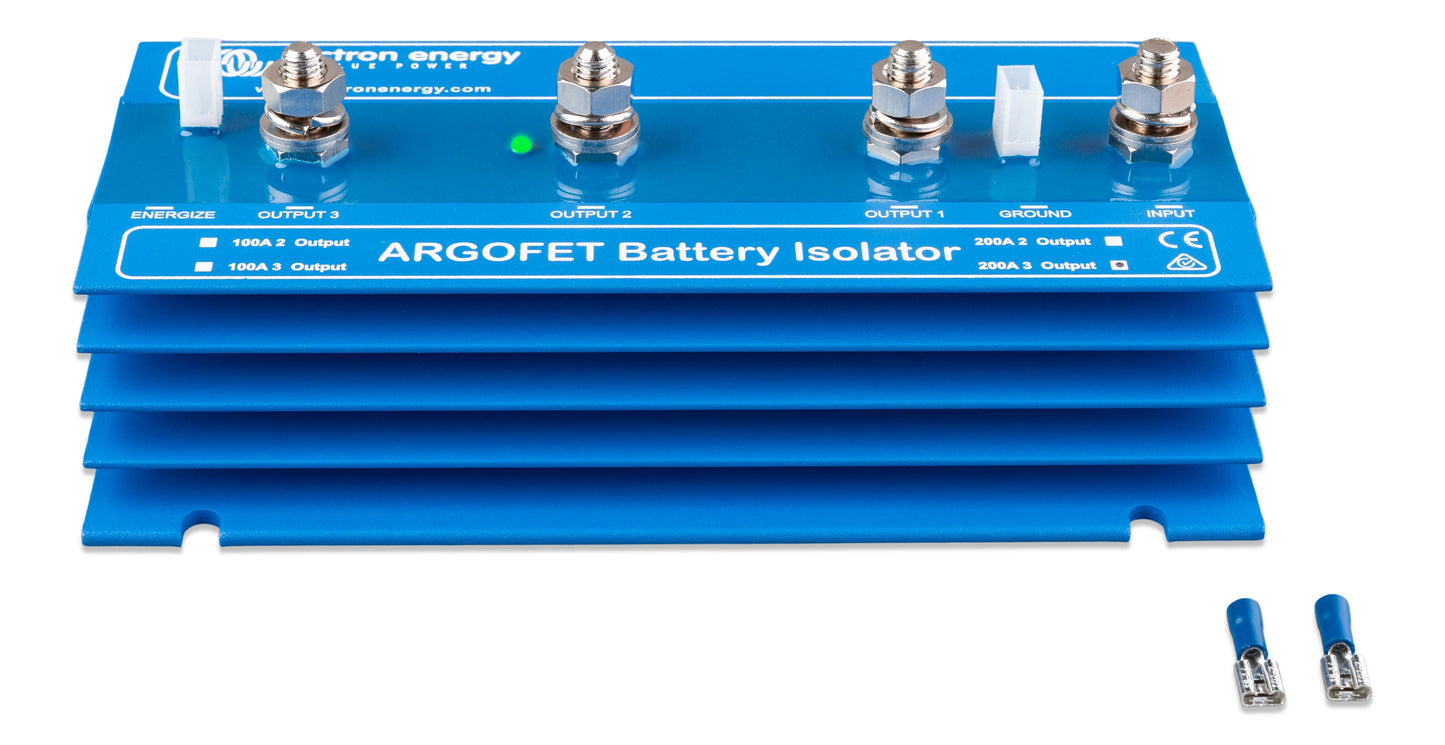 Victron Argo FET Battery Isolator 100/200 Amp, 2/3 Batteries