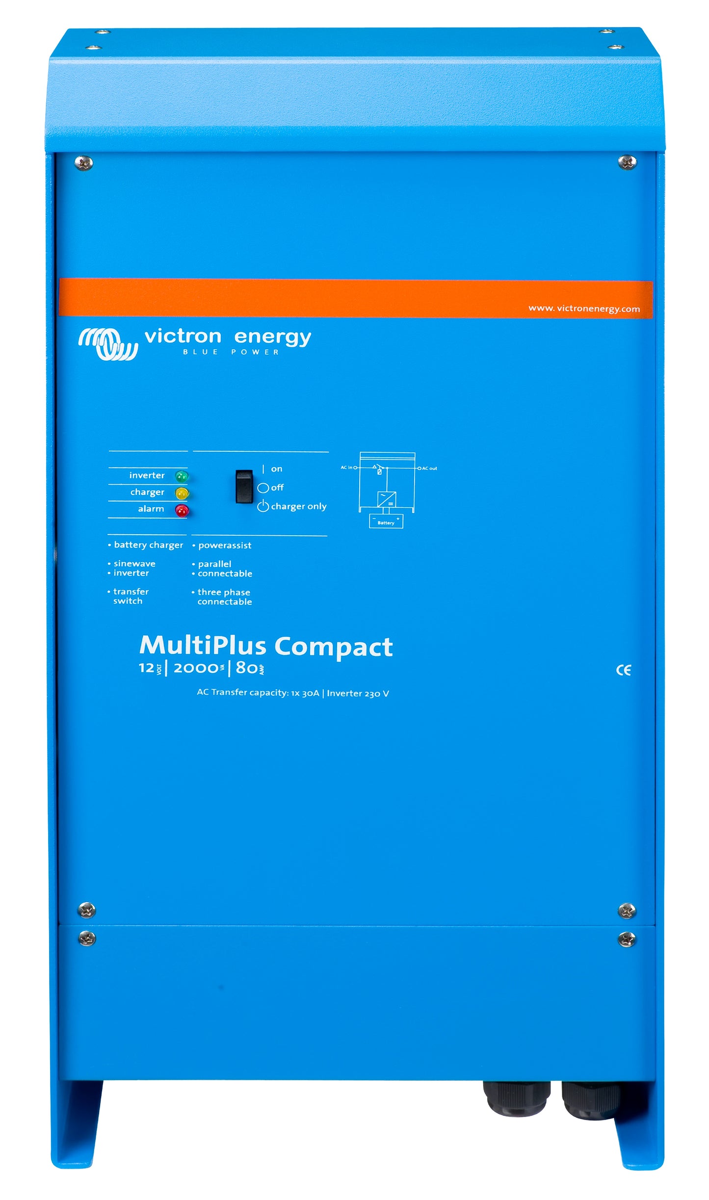 Victron MultiPlus Compact 12/24/2000/ 120V VE.Bus (UL 458) Inverter/Chargers