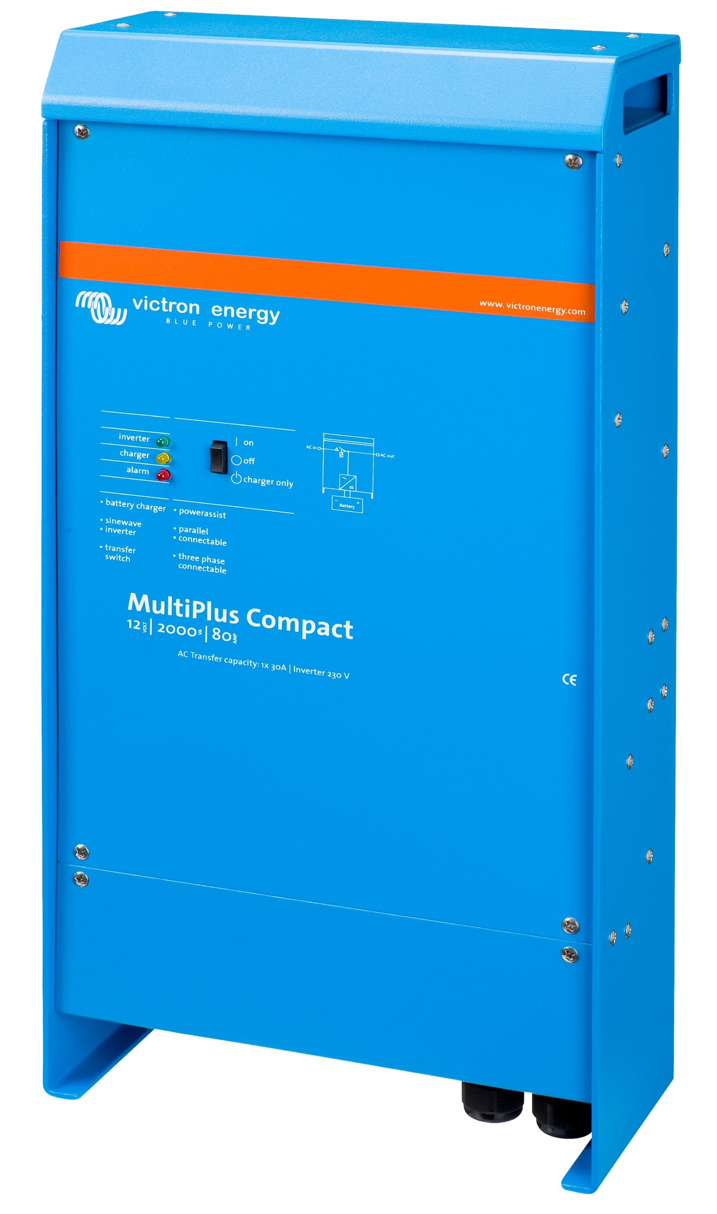 Victron MultiPlus Compact 12/24/2000/ 120V VE.Bus (UL 458) Inverter/Chargers