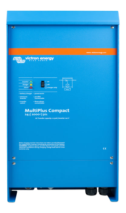 Victron MultiPlus Compact 12/24/2000/ 120V VE.Bus (UL 458) Inverter/Chargers