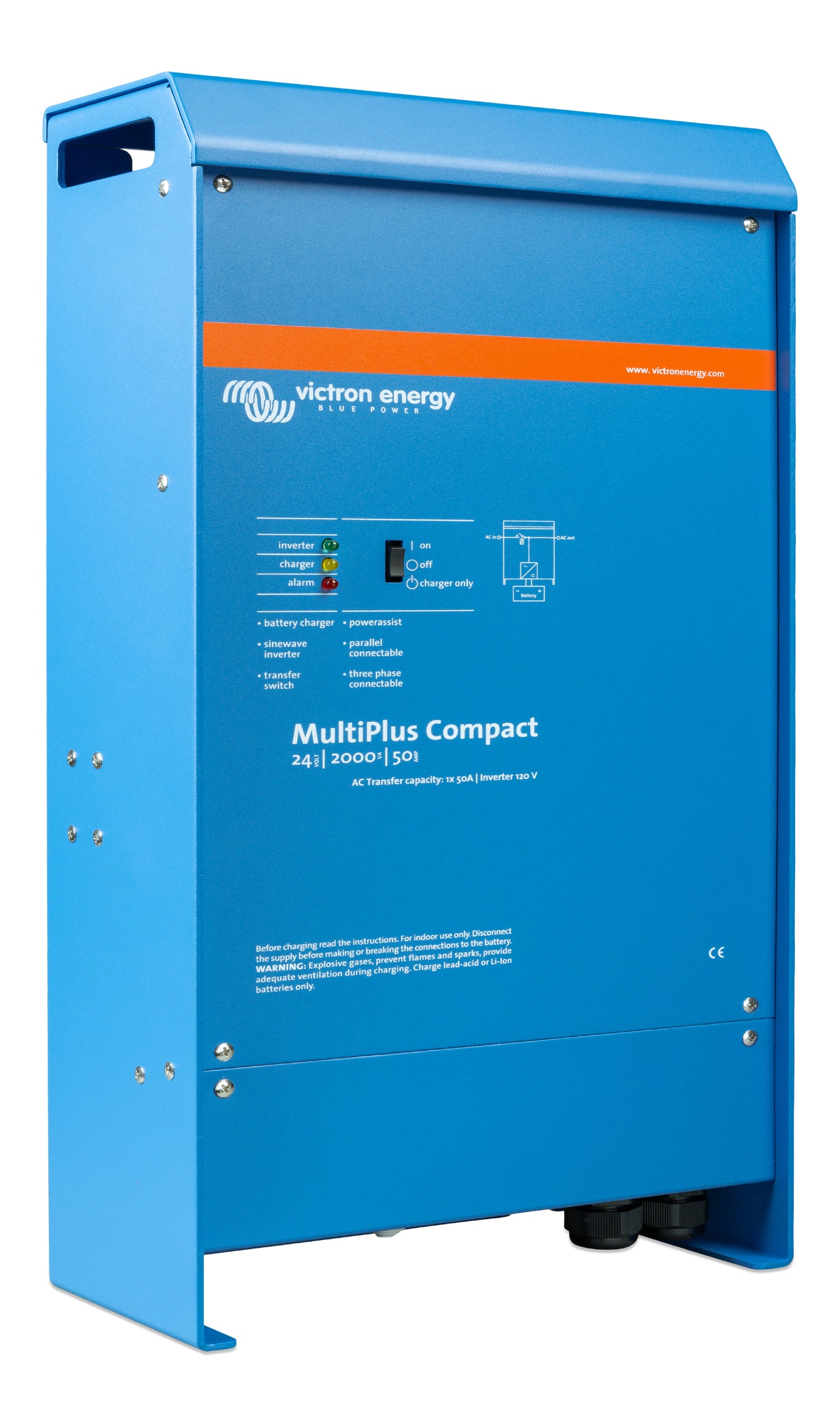 Victron MultiPlus Compact 12/24/2000/ 120V VE.Bus (UL 458) Inverter/Chargers