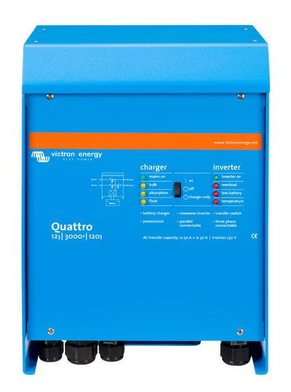 Victron Quattro 12/3000/120-50/50 230V VE.Bus  Inverter/Charger