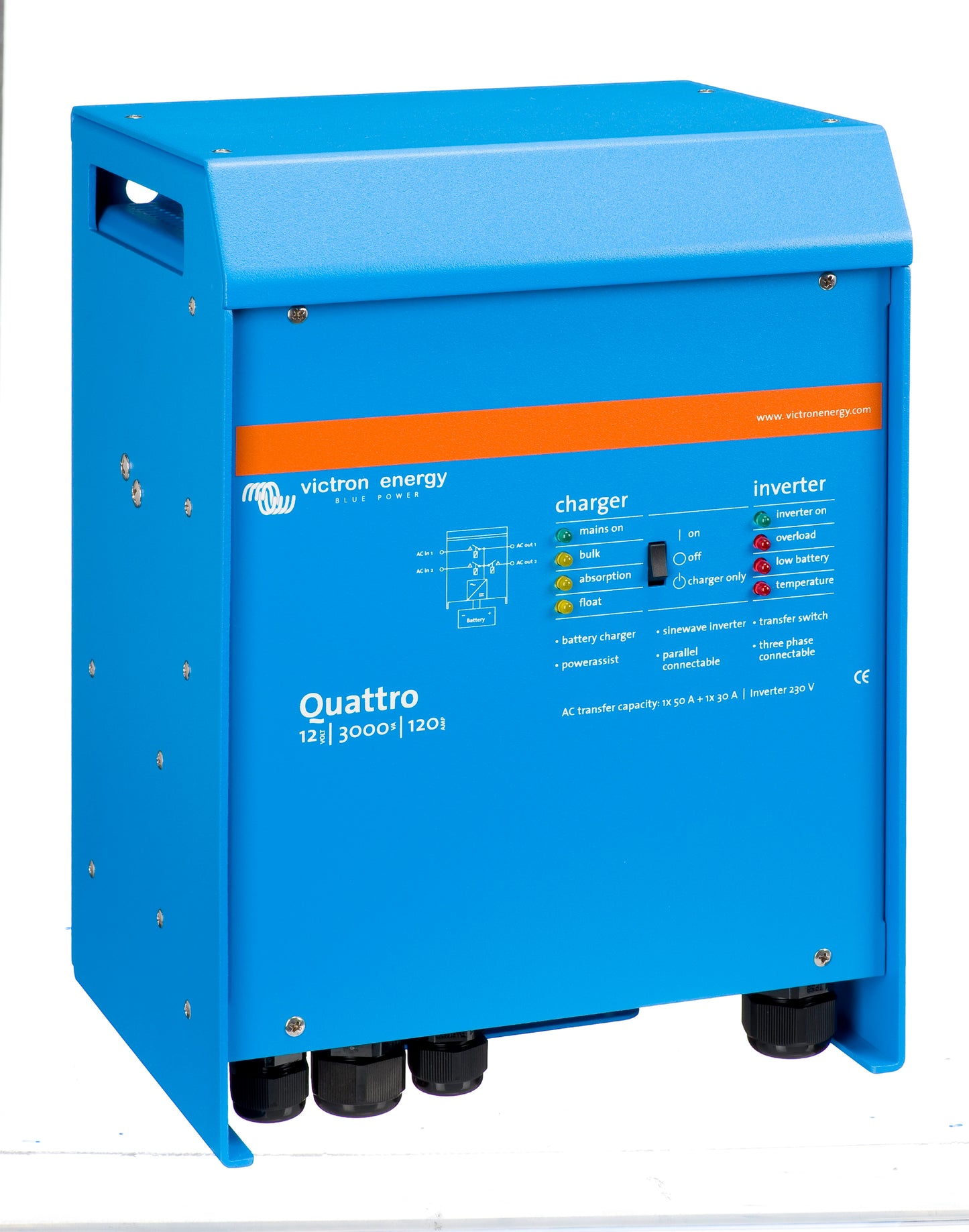 Victron Quattro 12/3000/120-50/50 230V VE.Bus  Inverter/Charger