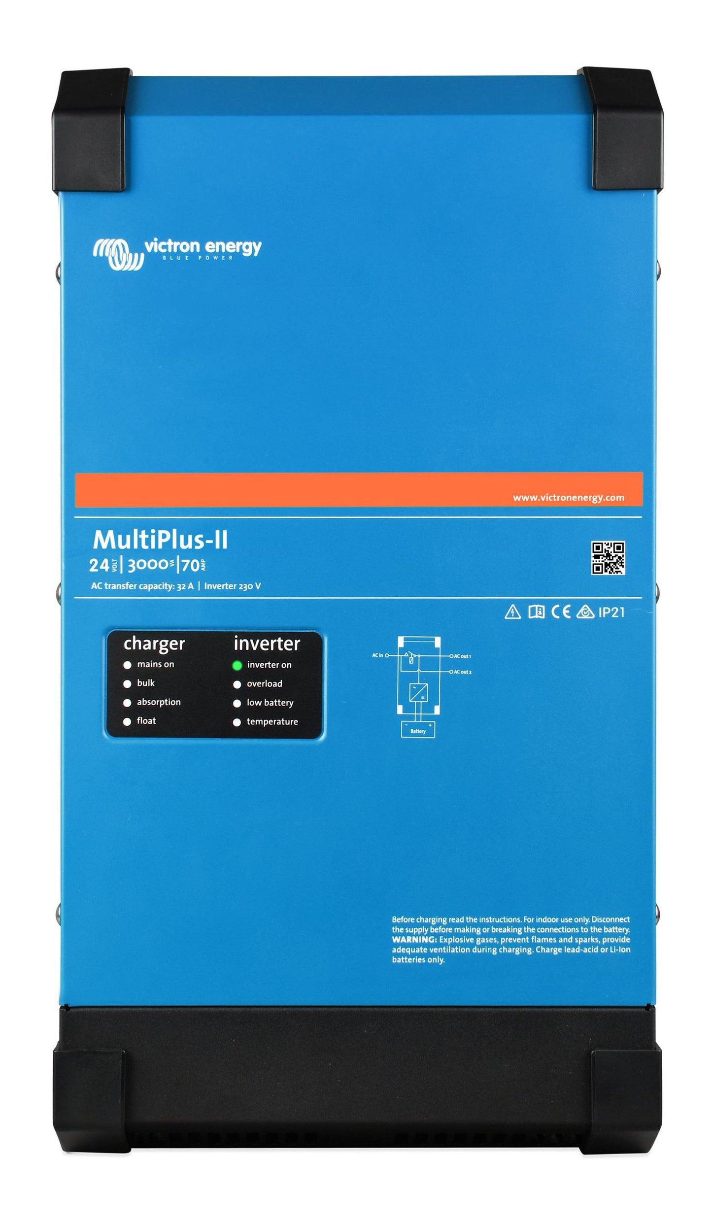 Victron MultiPlus-II 24/3000/70-50 120V (UL 458)